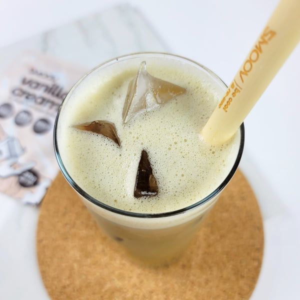 High Protein Vanilla Iced Coffee - Vegan/Dairy Free