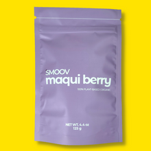 Load image into Gallery viewer, There’s a reason we use the maqui berry in our berry exotic blend. It’s simple, super and berrylicious. We actually prefer the flavour of the maqui berry over it&#39;s cousin- the acai berry and you might find so too! Sourced carefully from the rainforests of Chile and freeze dried to preserve nutrients and lock in the flavour.