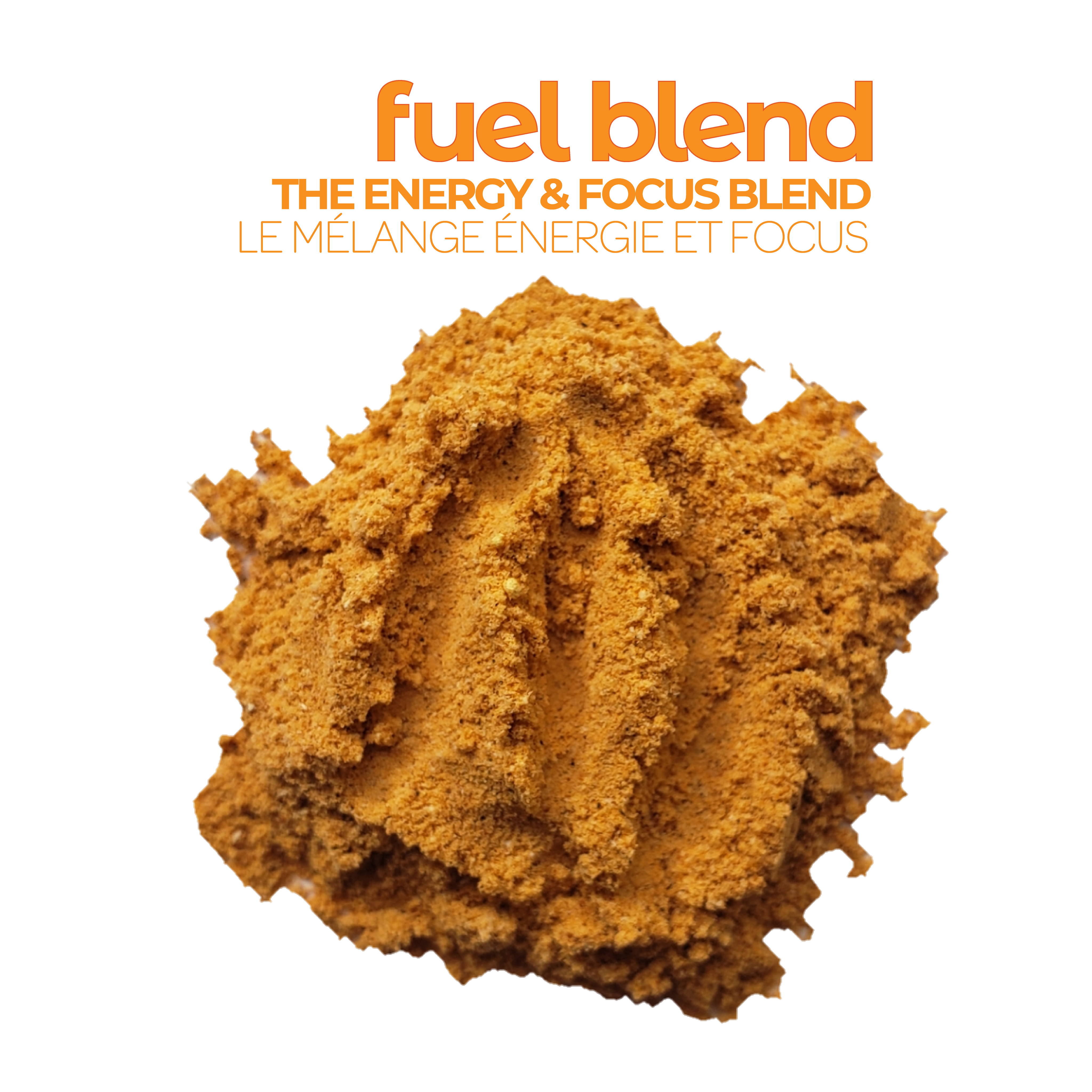 A serving of Smoov's fuel blend- guarana, goji berry, maca, lucuma and banana. For upto 8 hours of clean energy and focus without the crashes or jitters. Fine fresh powder with a orange-brownish hue.