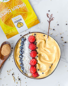 Smoothie bowl made using smoov superfood blends and powders. Packed with antioxidants for health & wellness. Keto Friendly
