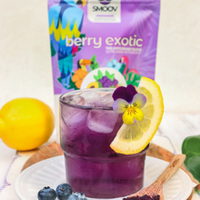 Load image into Gallery viewer, Refreshing berry mocktail made using smoov berry exotic blend